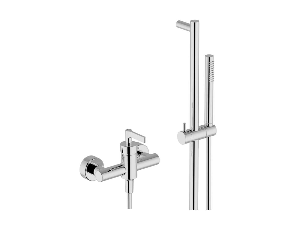 Single lever shower mixer, with shower set GRACE_GC000460 - v1