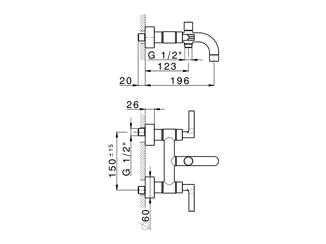 Bath mixer GRACE_GL000130 - v1