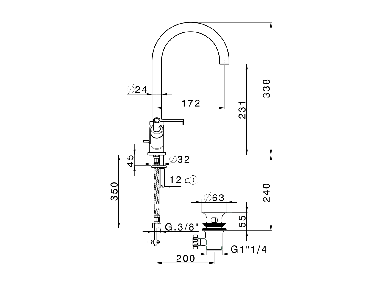 Washbasin mixer GRACE_GL000520 - v1