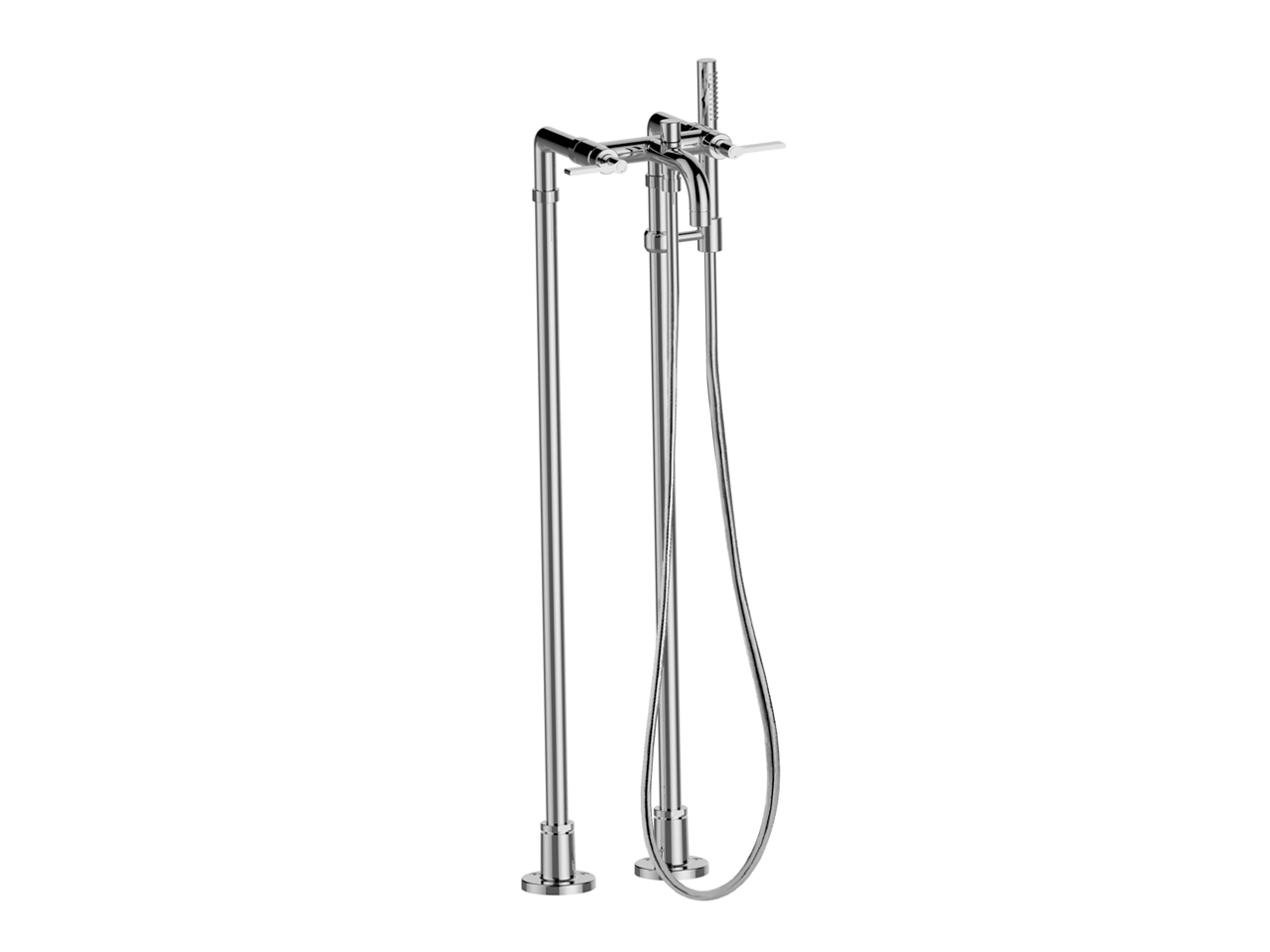 Bath mixer, with floor pillar legs GRACE_GL004200 - v1