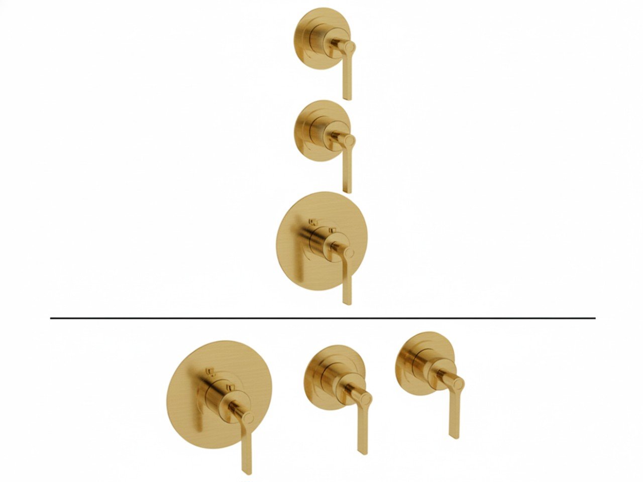 Cover Part for 2 Function Concealed Thermo Valve GRACE_GL00R200 -1
