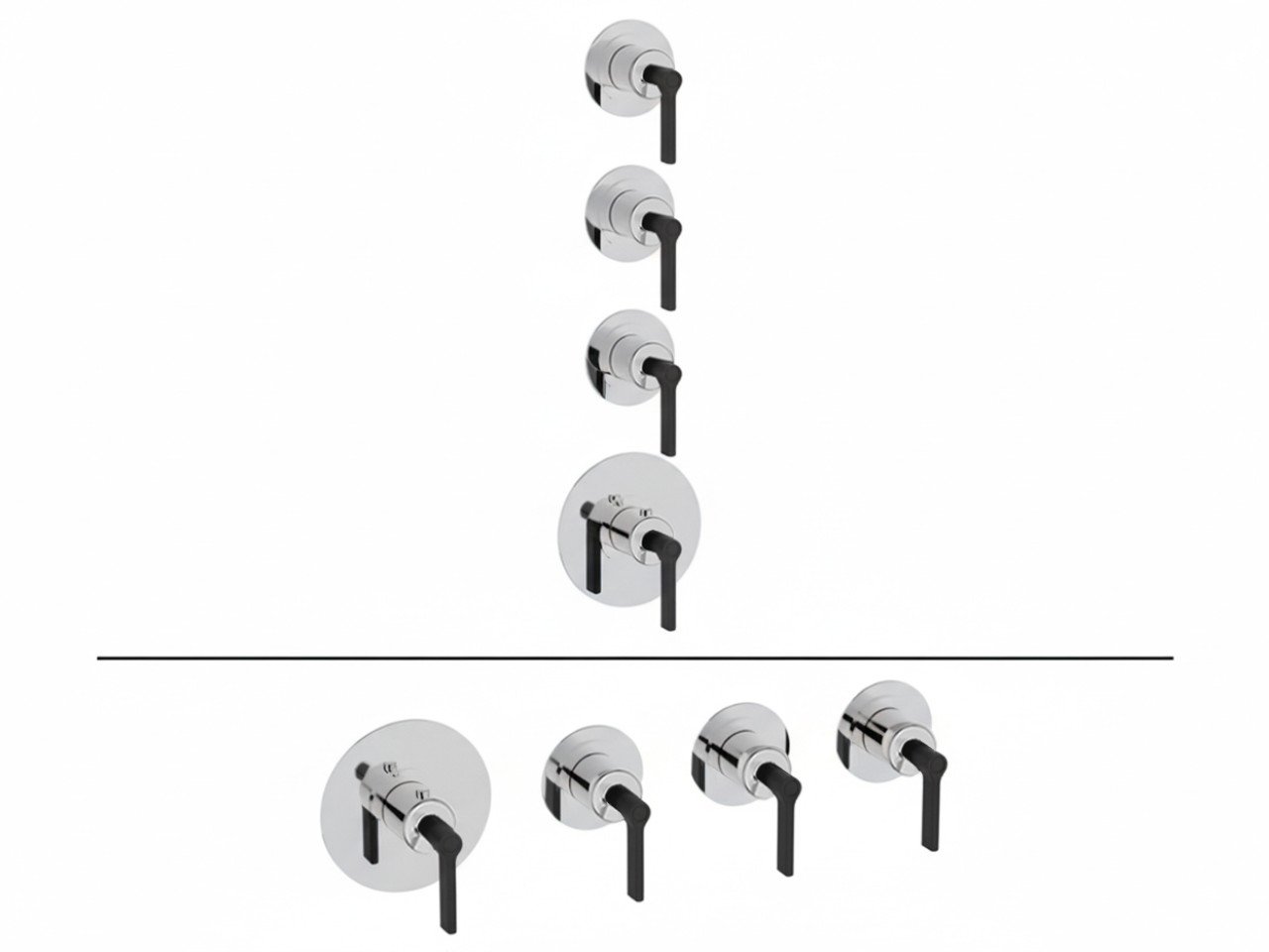 Cover Part for 3 Function Concealed Thermo Valve WELLNESS_GL00R300 -1