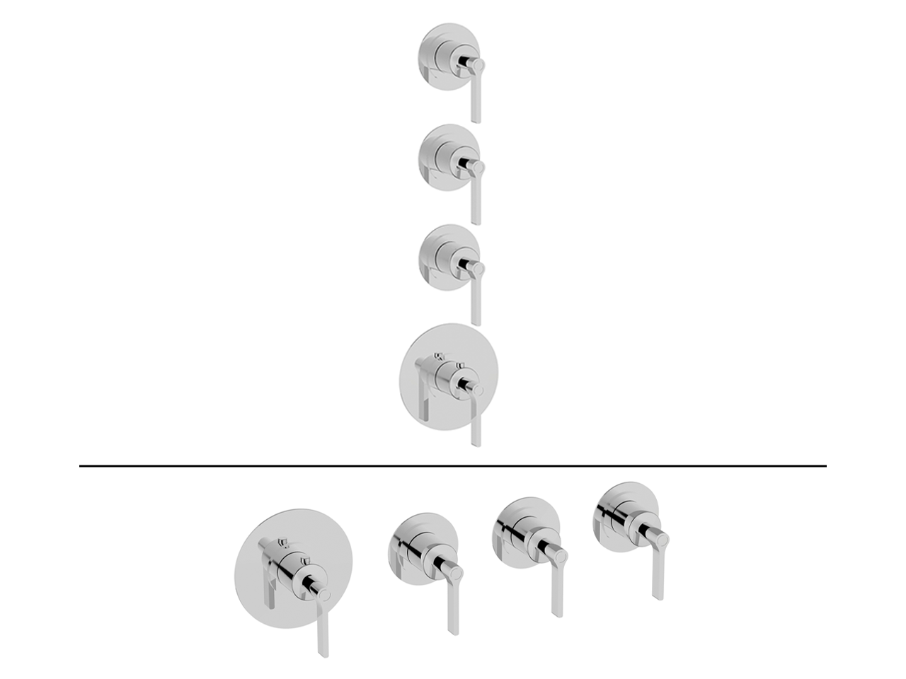 CisalCover Part for 3 Function Concealed Thermo Valve WELLNESS_GL00R300