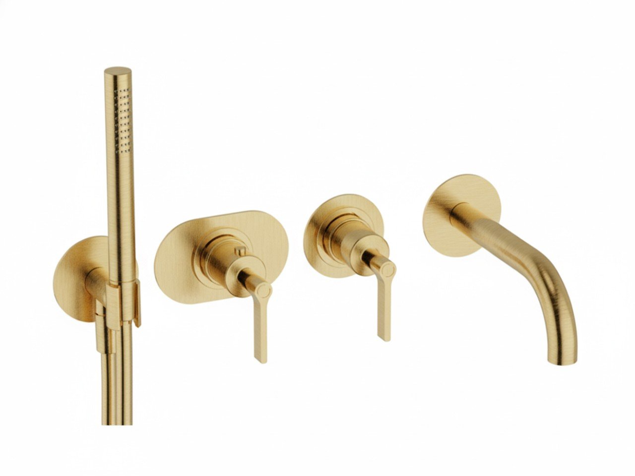 Exposed part for con.thermo. bath mixer, 2-outlet GRACE_GL019441 -1