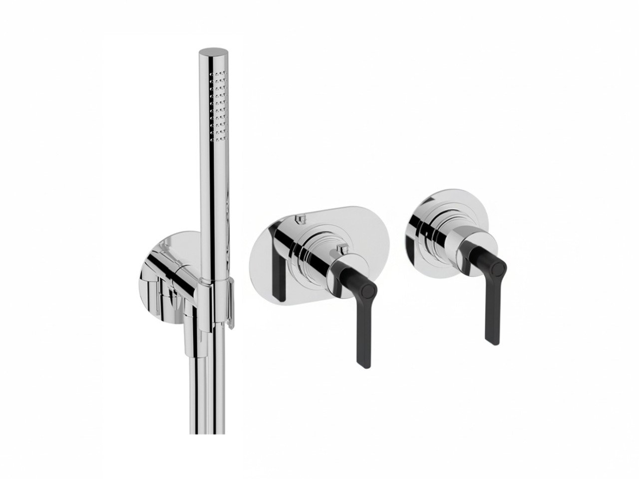 Exposed part for con.thermo.shower valve, 2-outlet GRACE_GL019641 -1