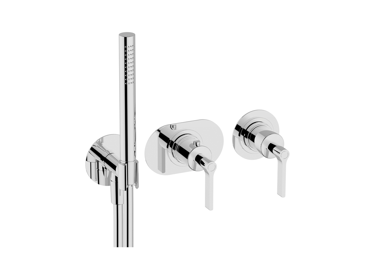 CisalExposed part for con.thermo.shower valve, 2-outlet GRACE_GL019641