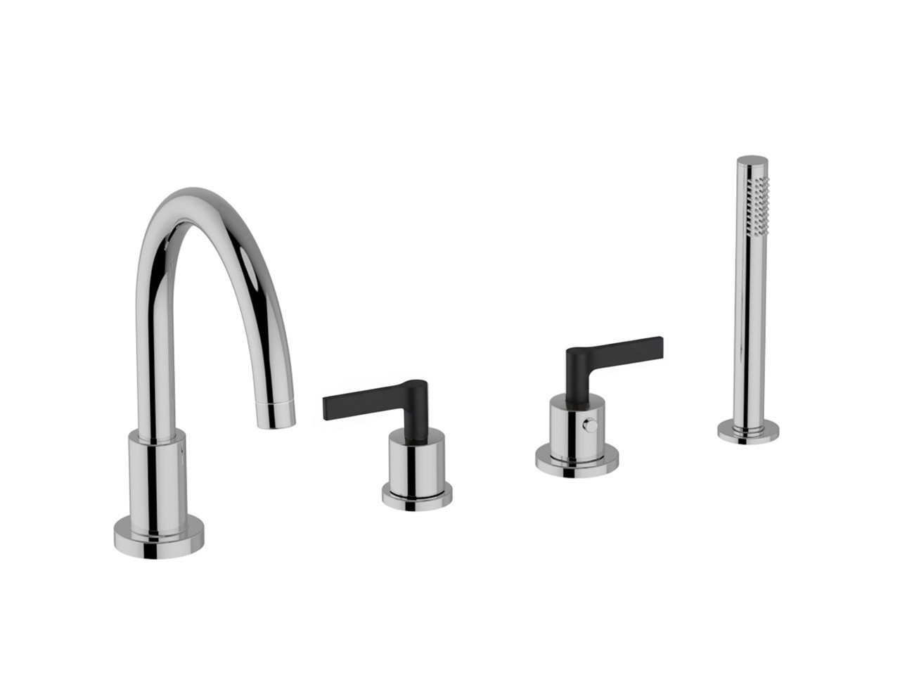 Thermostatic deck-mounted 4-hole mixer GRACE_GLT76010 -1