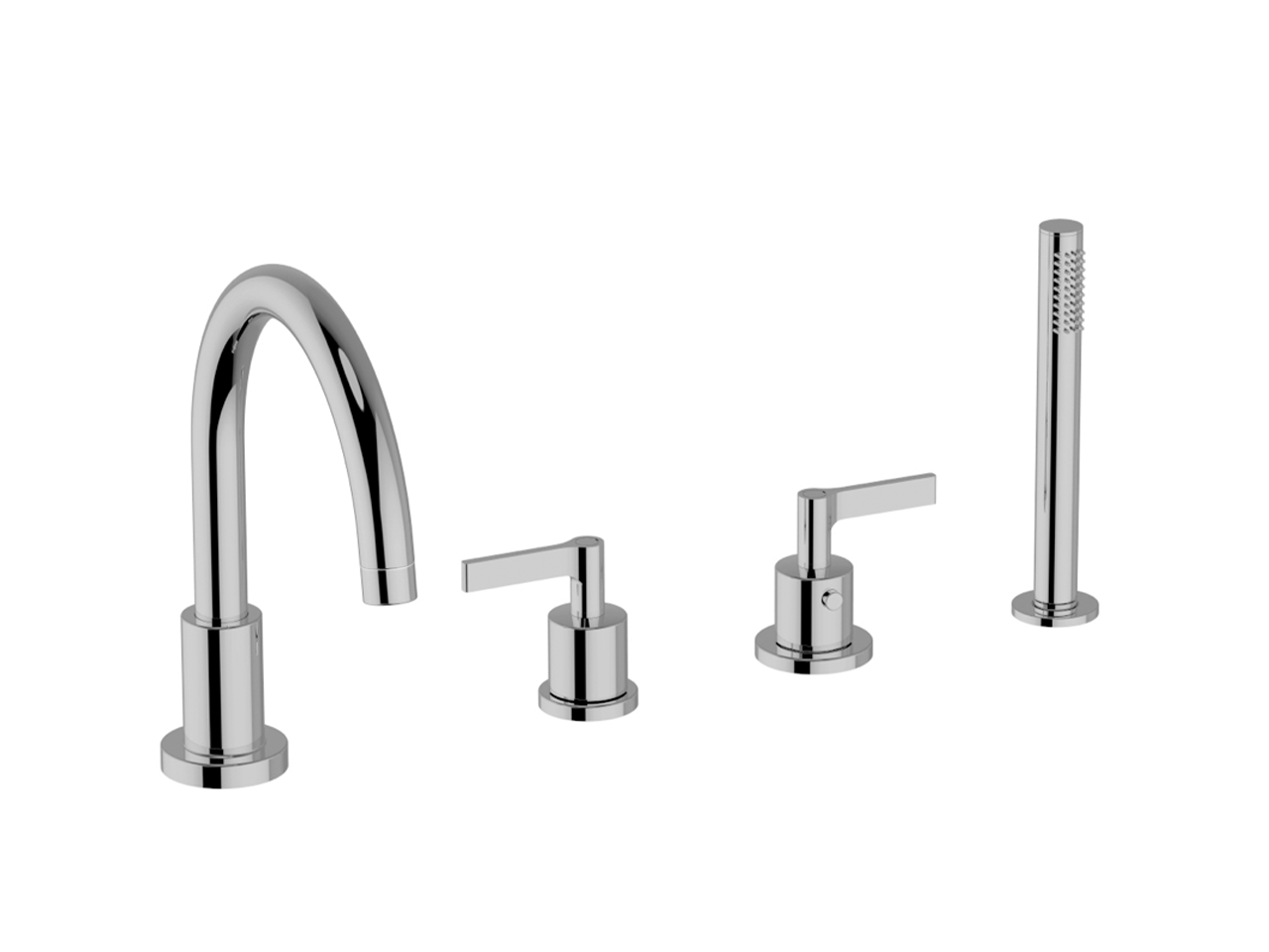 CisalThermostatic deck-mounted 4-hole mixer GRACE_GLT76010