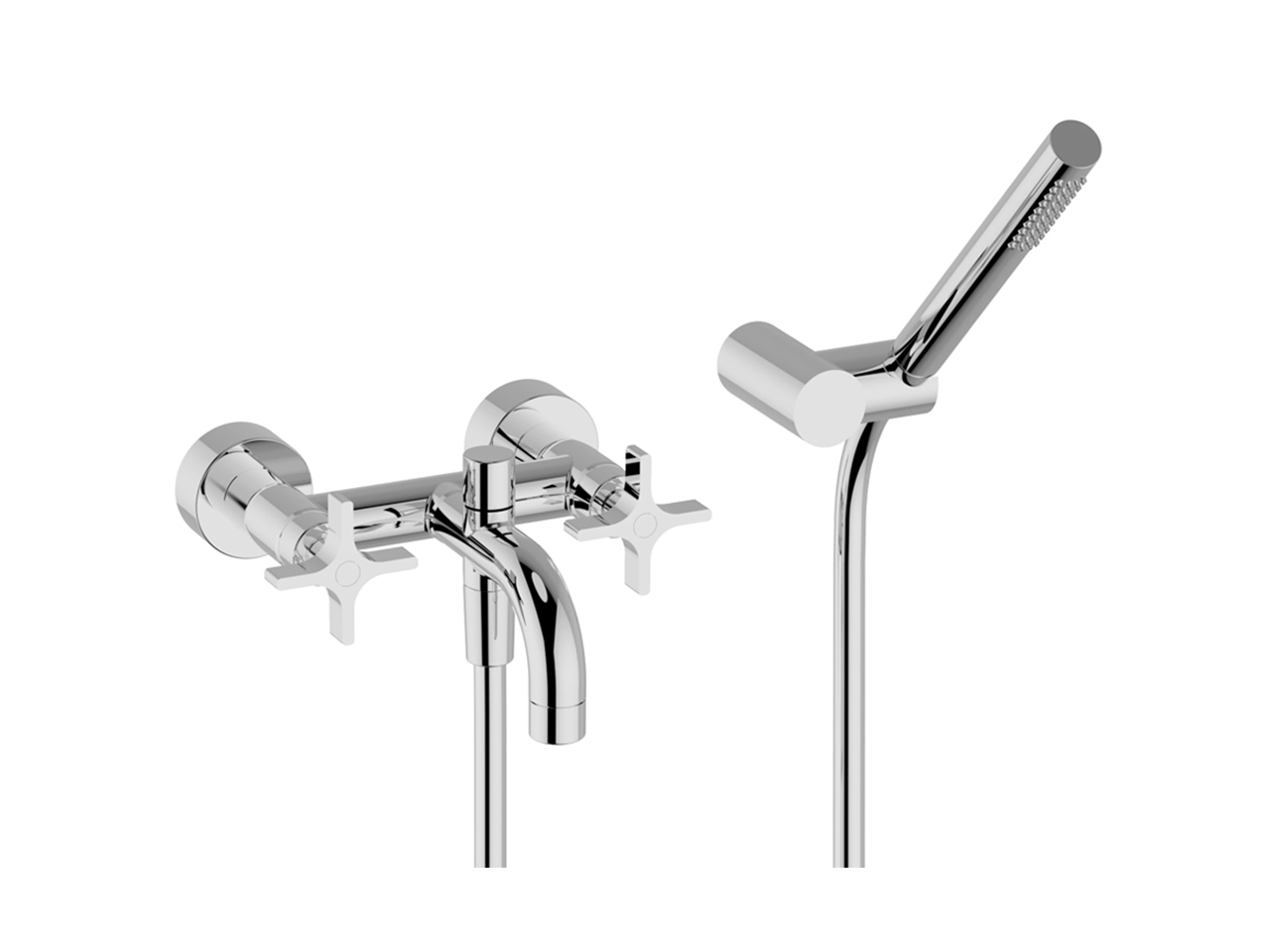 Bath mixer, with full equipment GRACE_GS000120 - v1