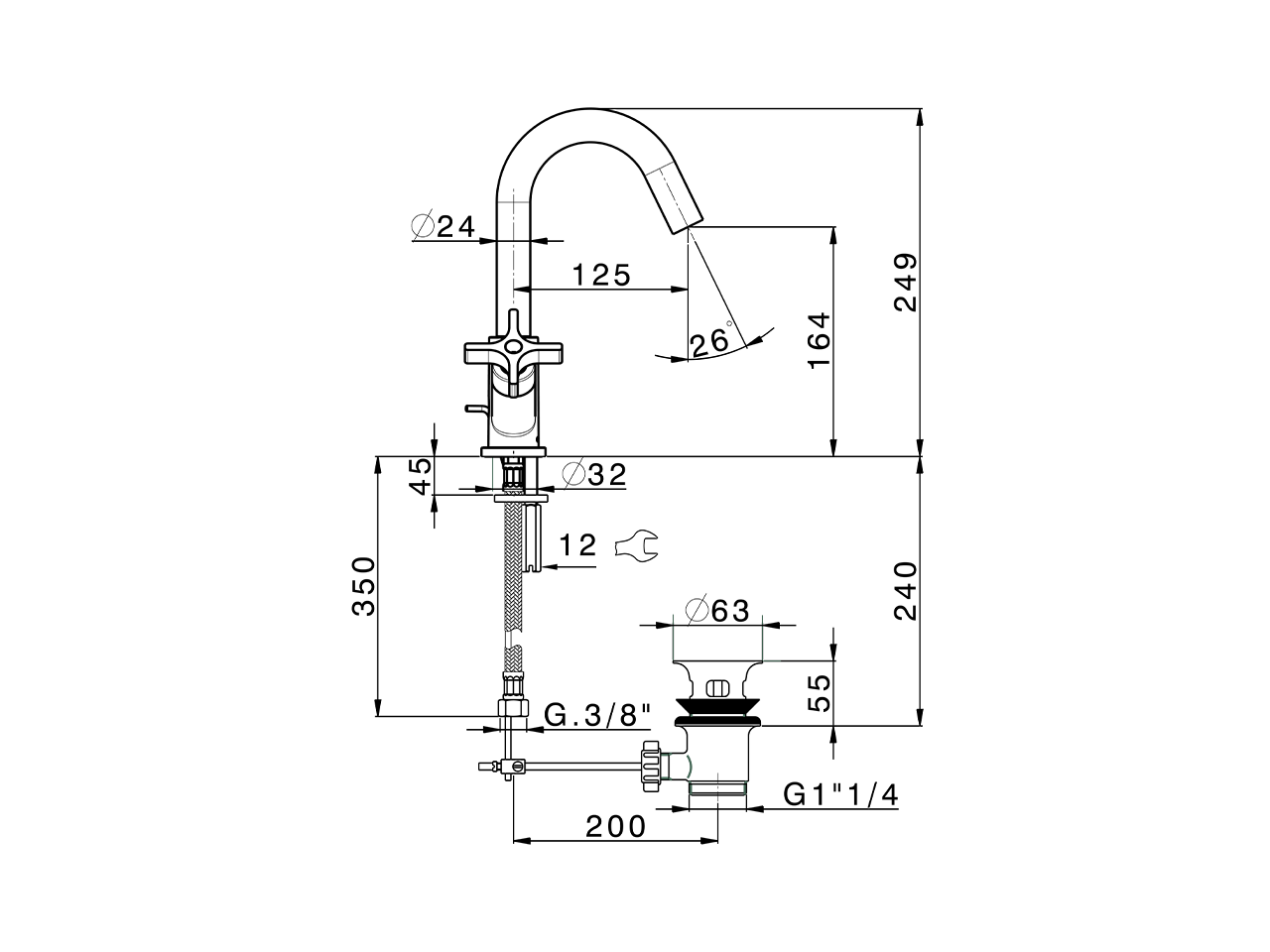 Washbasin mixer GRACE_GS000510 - v1