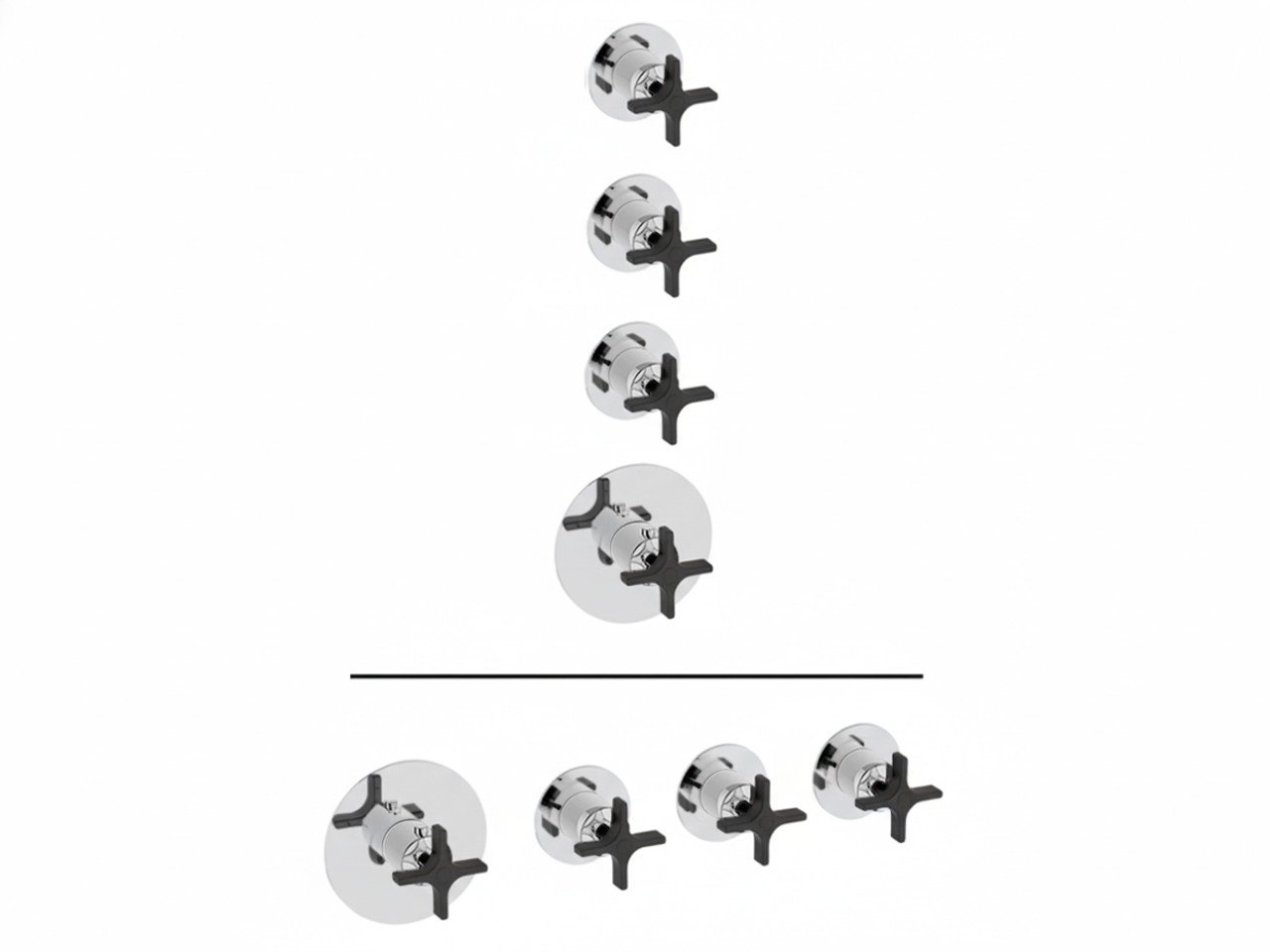 Cover Part for 3 Function Concealed Thermo Valve GRACE_GS00R300 -1