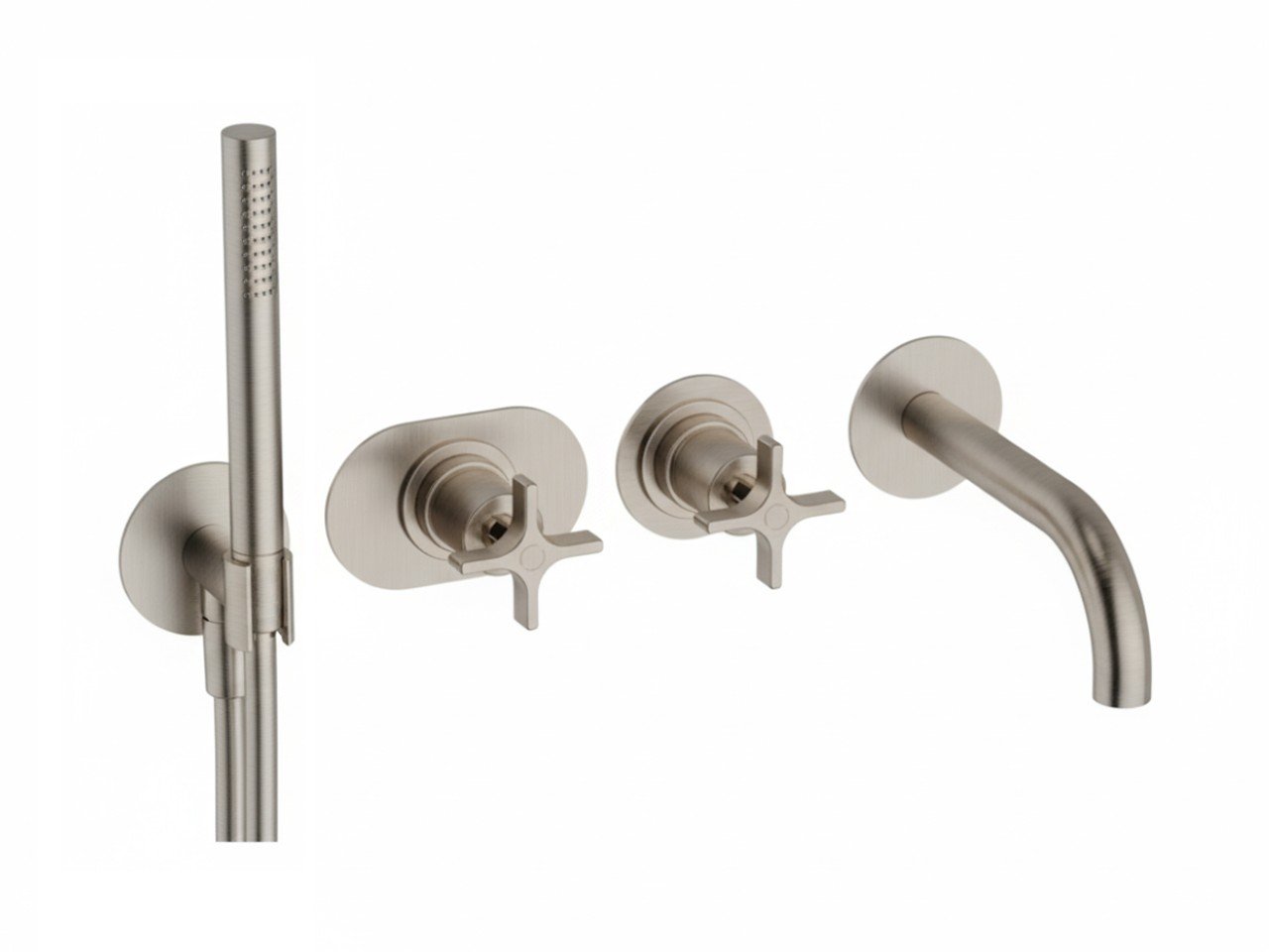 Exposed part for con.thermo. bath mixer, 2-outlet GRACE_GS019441 -1