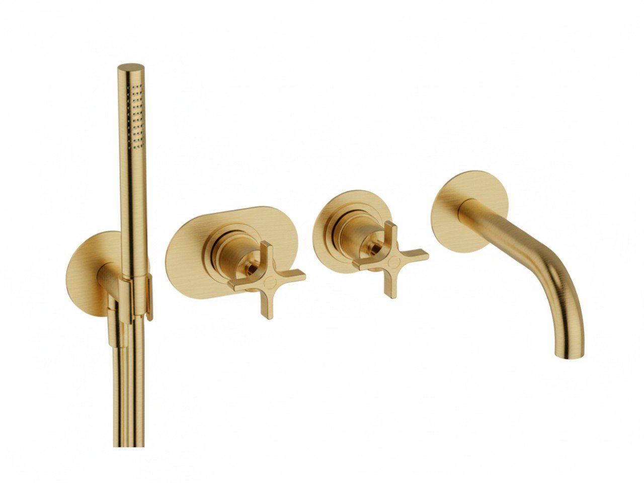 Exposed part for con.thermo. bath mixer, 2-outlet GRACE_GS019441 -1