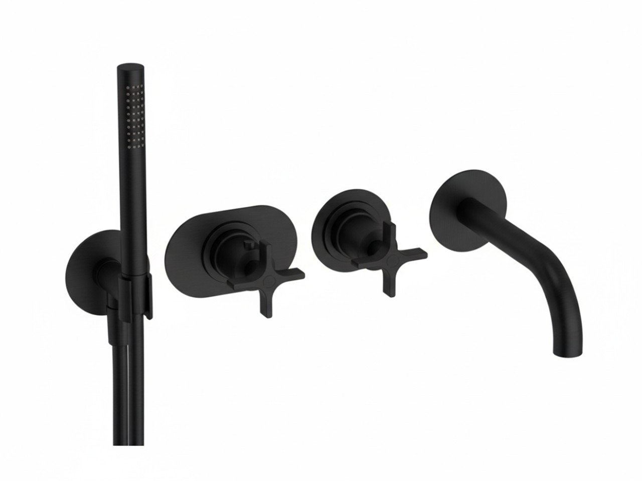 Exposed part for con.thermo. bath mixer, 2-outlet GRACE_GS019441 -1