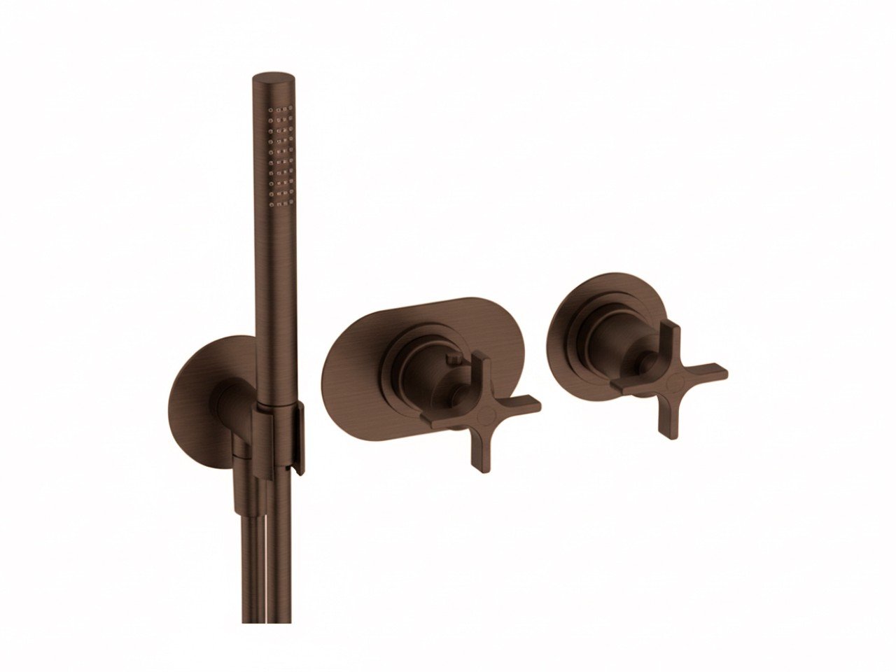 Exposed part for con.thermo.shower valve, 2-outlet GRACE_GS019641 -1