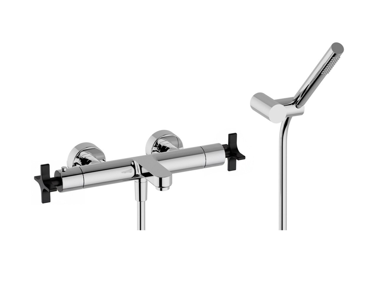 Thermostatic bath mixer, with shower set GRACE_GSD21016 -1