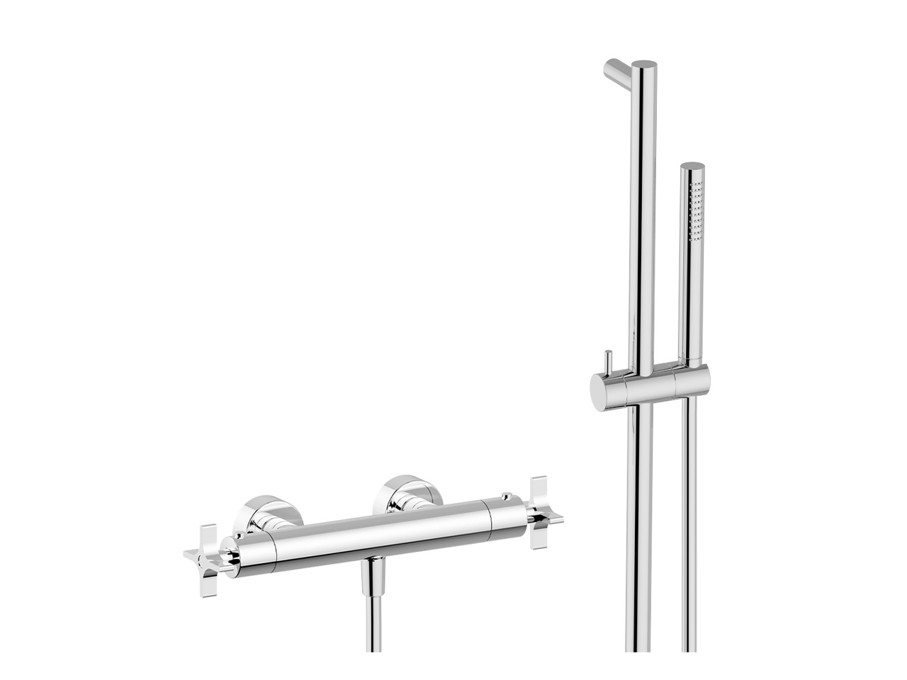 Thermostatic shower mixer with sliding bar GRACE_GSS01010 - v1