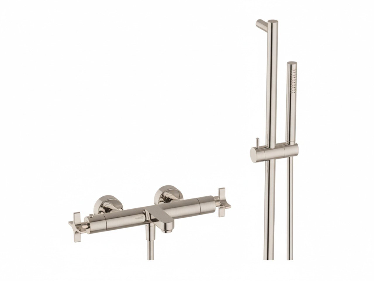 Thermostatic bath-shower mixer with sliding bar GRACE_GSS21016 -1