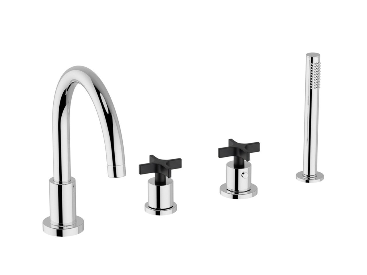 Thermostatic deck-mounted 4-hole mixer GRACE_GST76010 -1