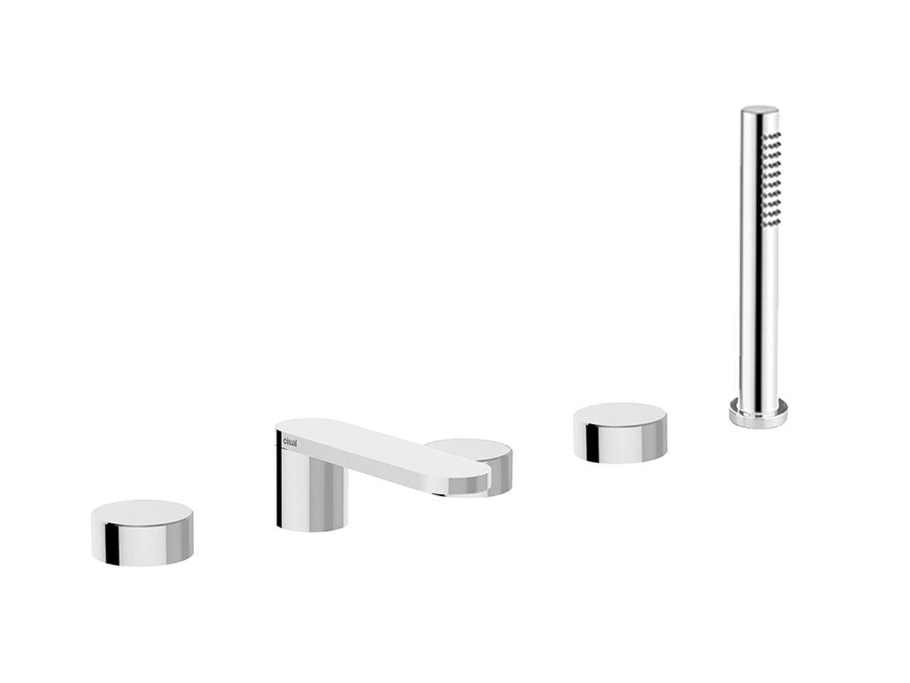 CisalDeck-mounted 5-hole bath mixer PURA SINCRONIA_I1000260