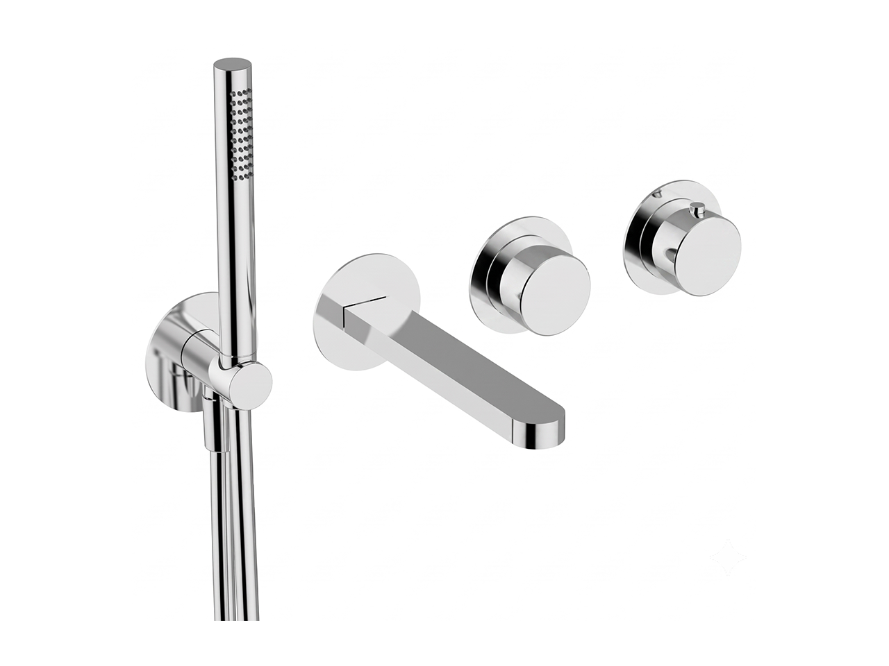 CisalExposed part for con.thermo. bath mixer PURA SINCRONIA_I10G4200