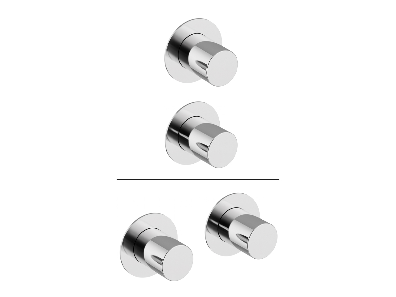 CisalExpo. part for concealed S.L. shower valve PURA SINCRONIA_I10G7300