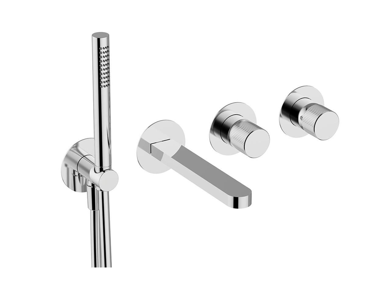 CisalExpo. part for concealed S.L. bath mixer PLISSÉ SINCRONIA_I20G8200