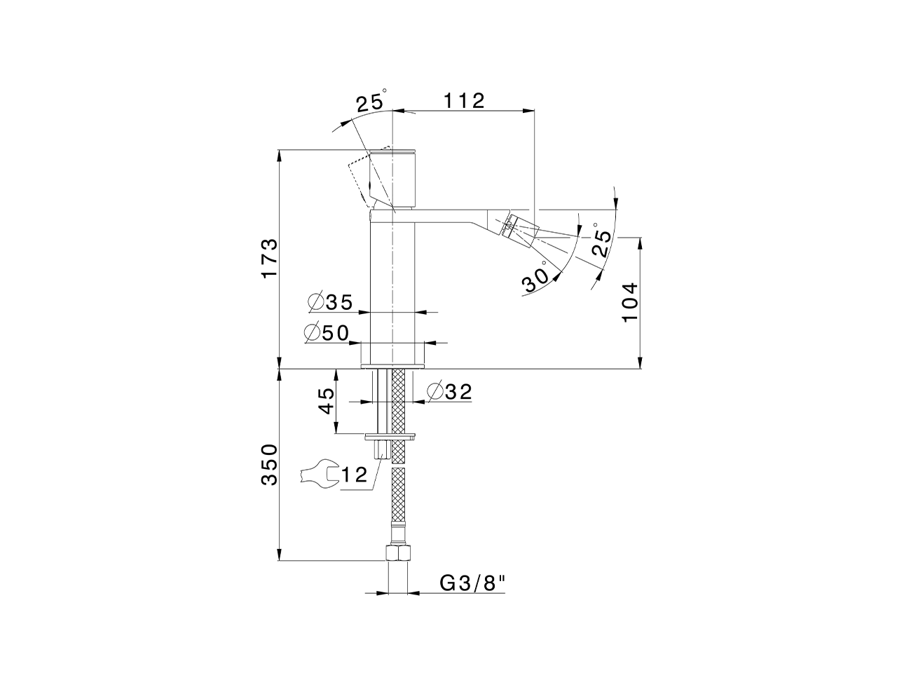 Single lever bidet mixer DUO SINCRONIA_I3000564 - v1