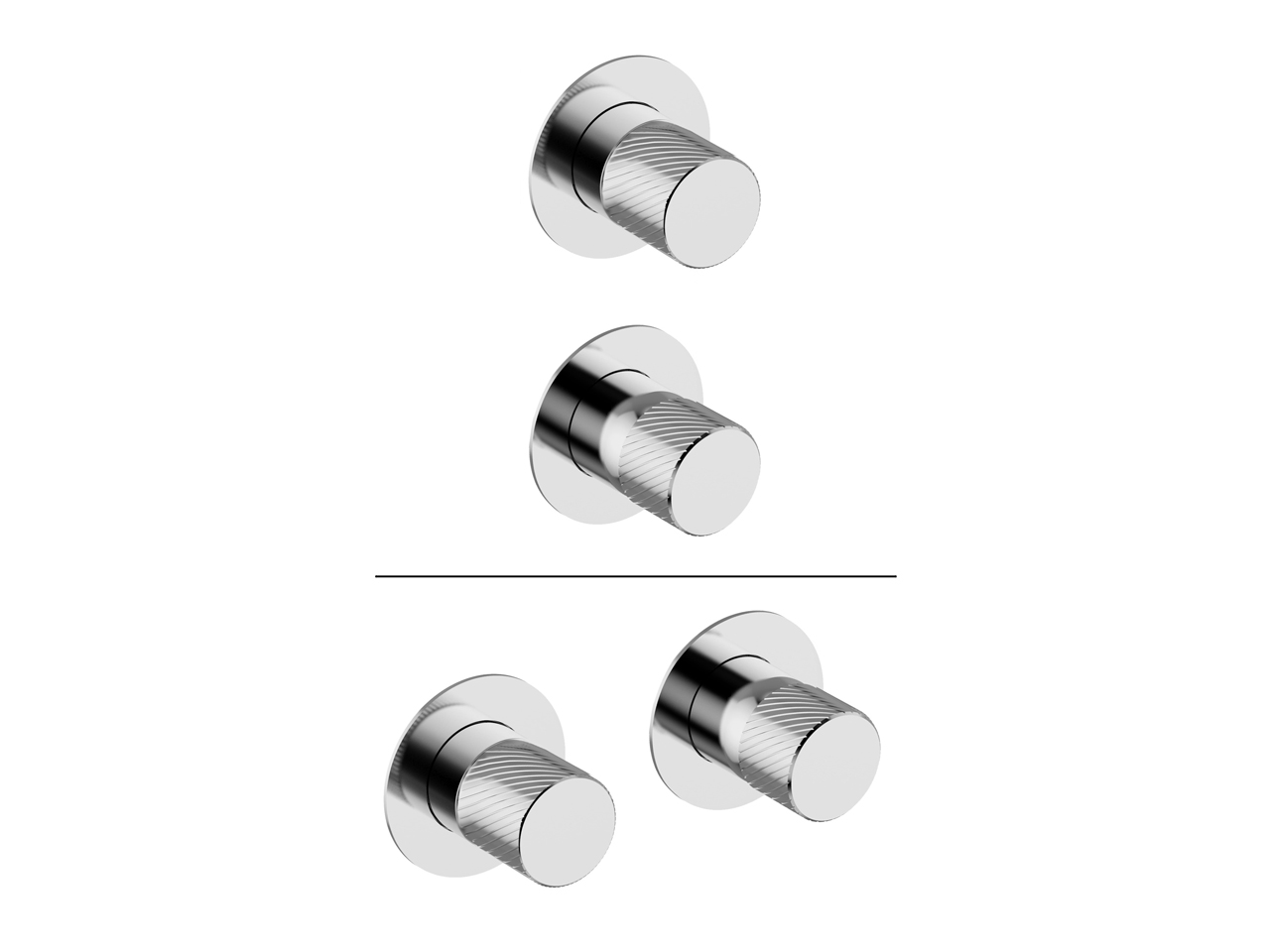 CisalExpo. part for concealed S.L. shower valve VOGUE SINCRONIA_I40G7300