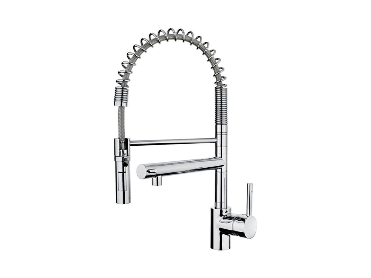 CisalSingle lever sink mixer with extrac.shower KITCHEN_LC000100
