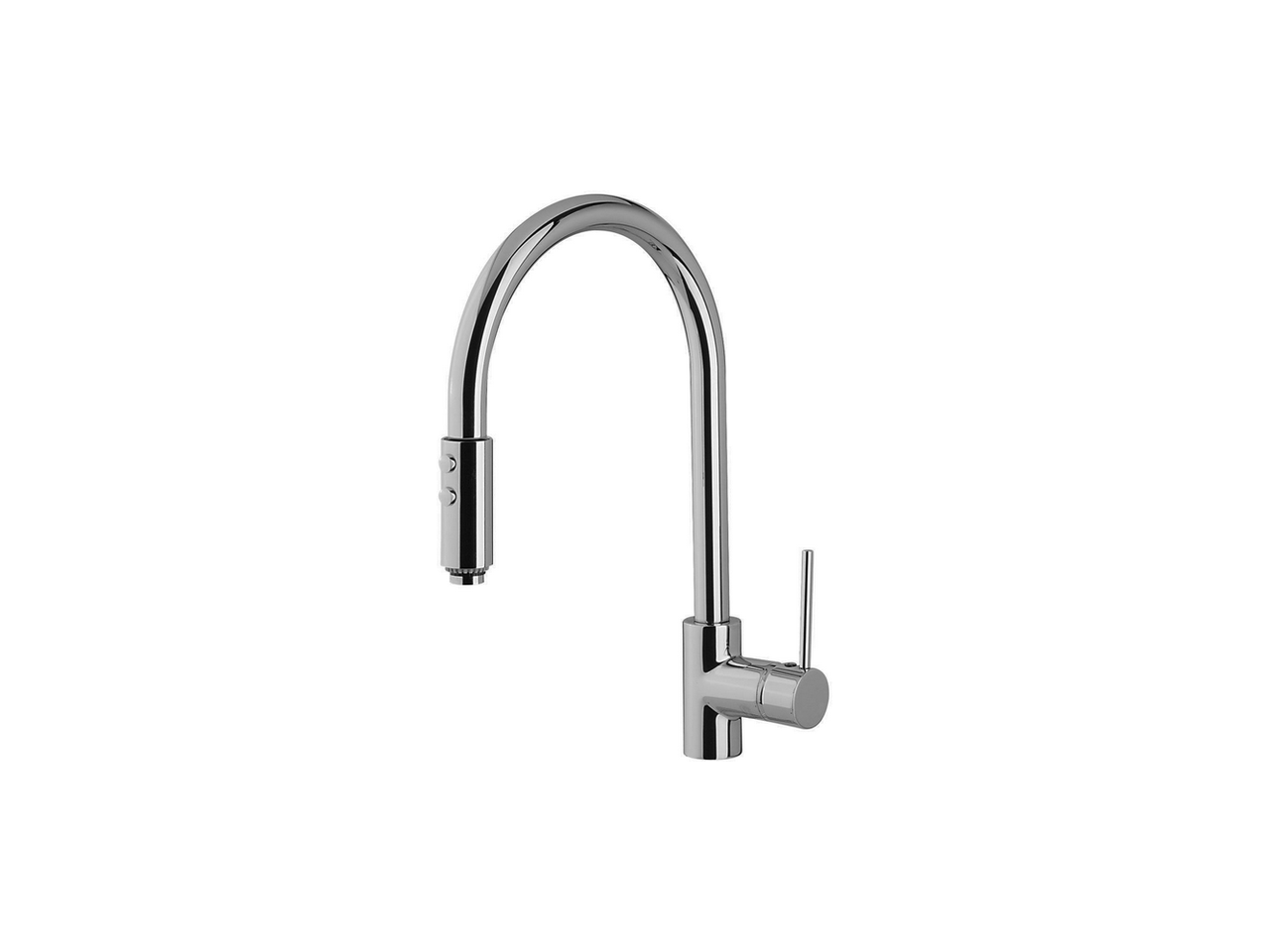 CisalSingle lever sink mixer with extrac.shower KITCHEN_LL000570