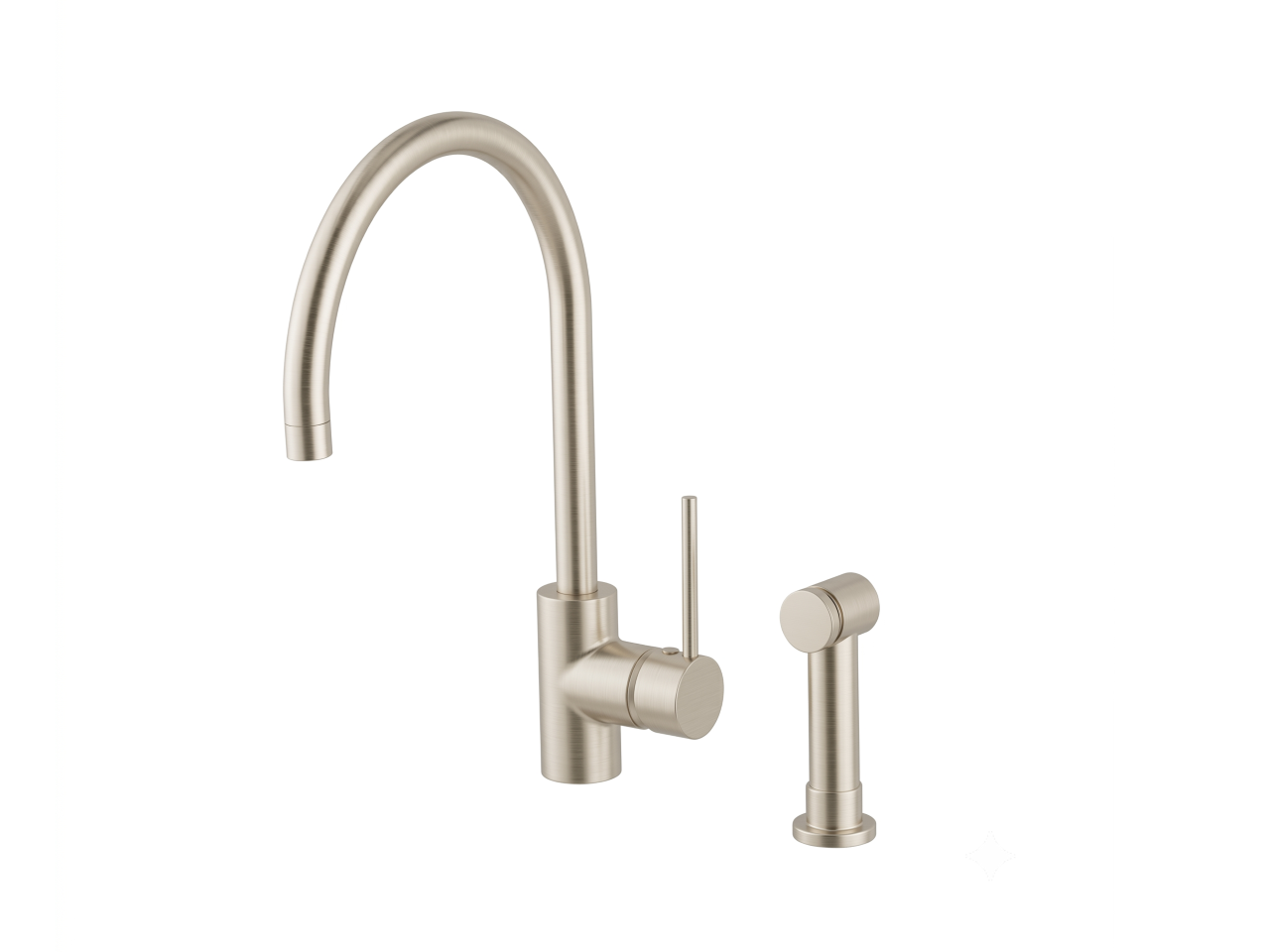 Single lever sink mixer with pull out handspray KITCHEN_LL004570 -1