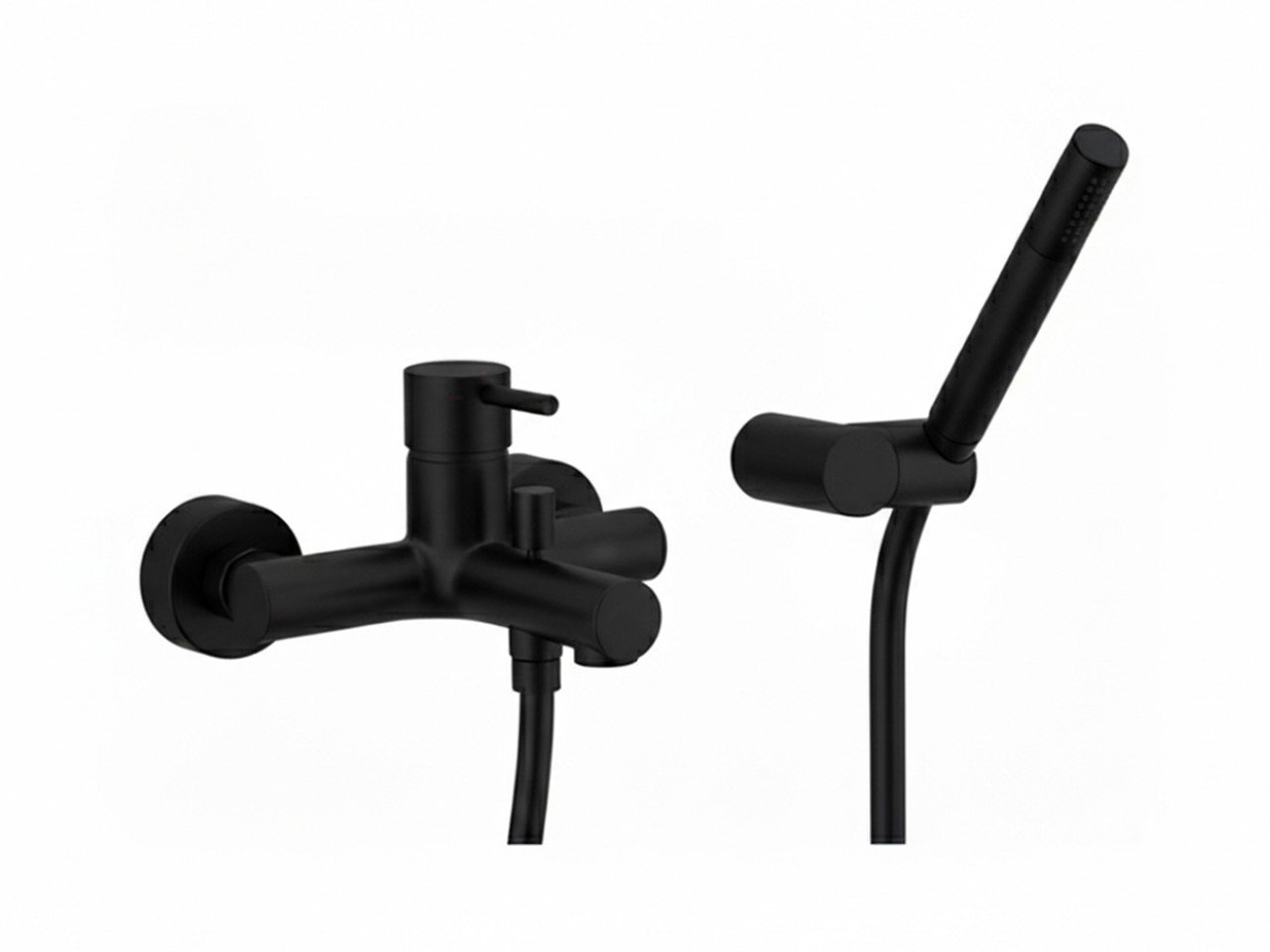 Single lever bath mixer, with shower set LESS MINIMAL_LM000121 -1