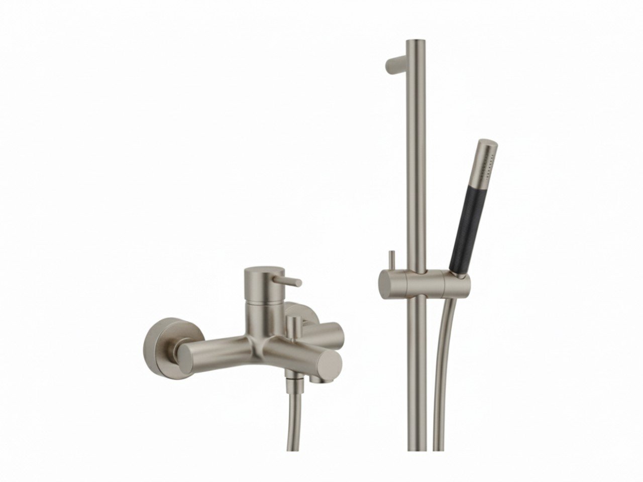 Single lever bath mixer, with shower set NUOVA LESS_LN000060 -1