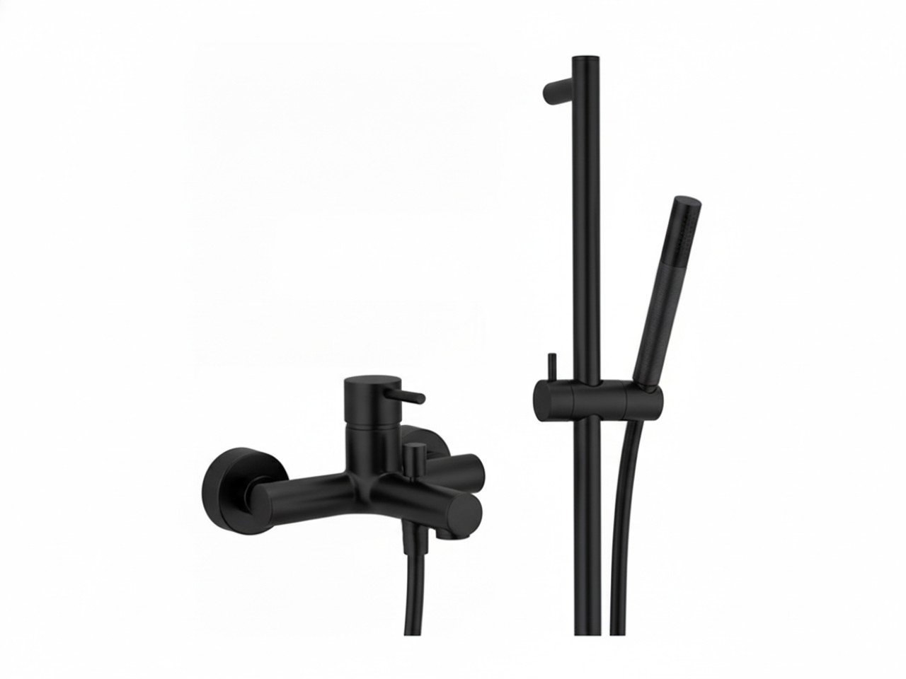 Single lever bath mixer, with shower set NUOVA LESS_LN000060 -1