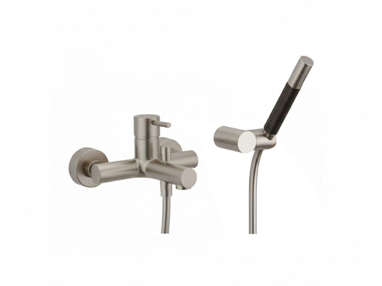 Single lever bath mixer, with shower set NUOVA LESS_LN000120 -1