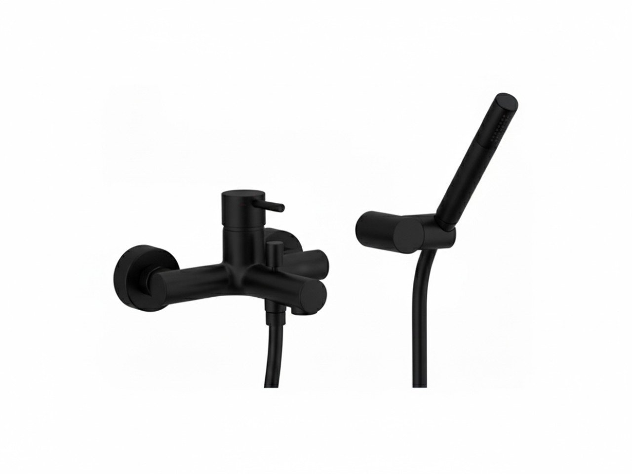 Single lever bath mixer, with shower set NUOVA LESS_LN000120 -1