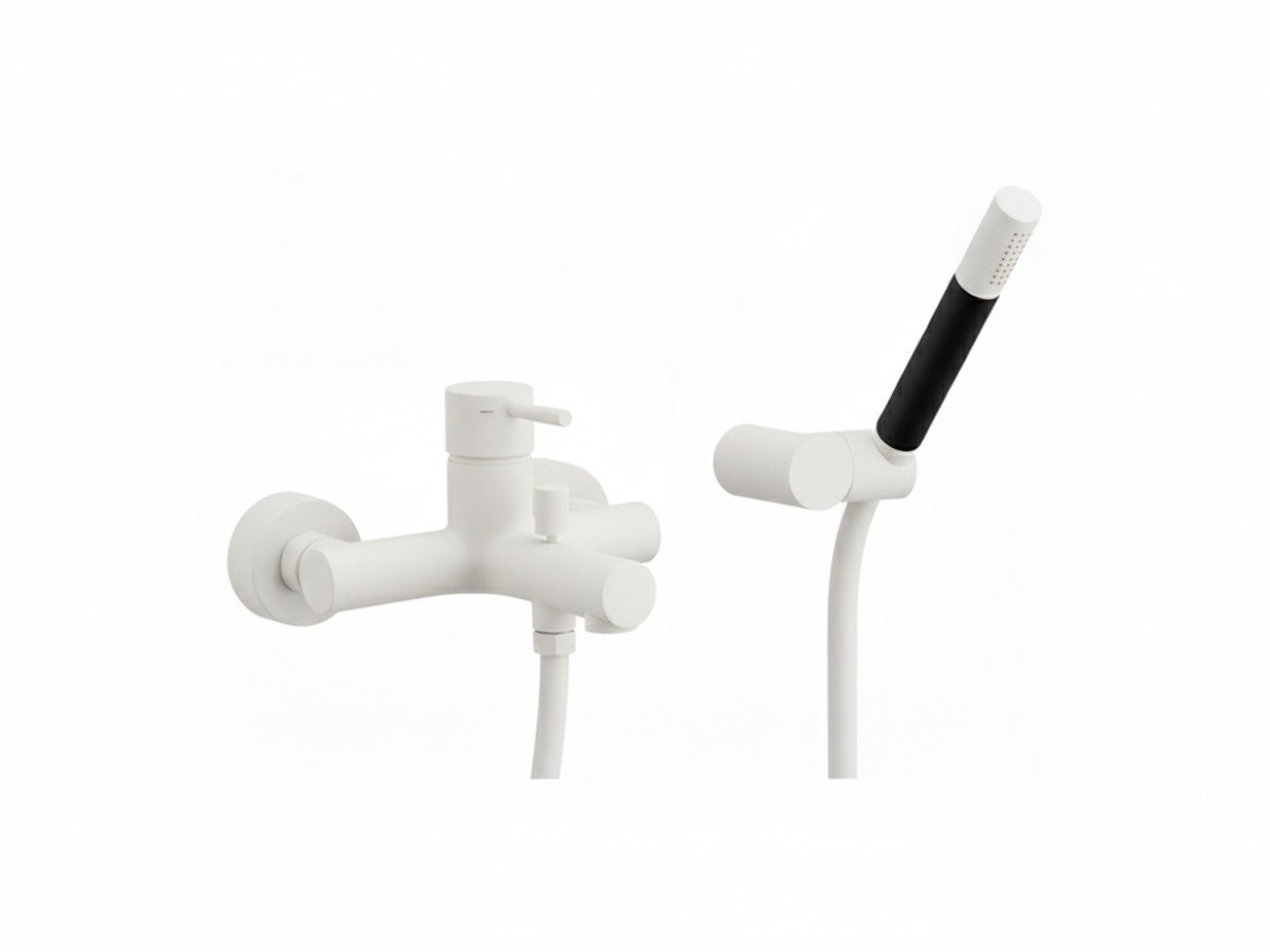 Single lever bath mixer, with shower set NUOVA LESS_LN000120 -1