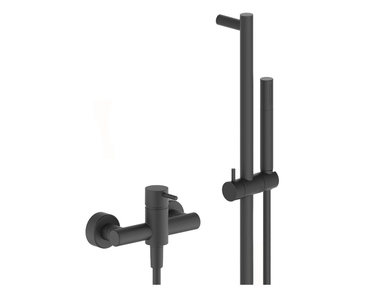 Single lever shower mixer, with shower set NUOVA LESS_LN000460 -1