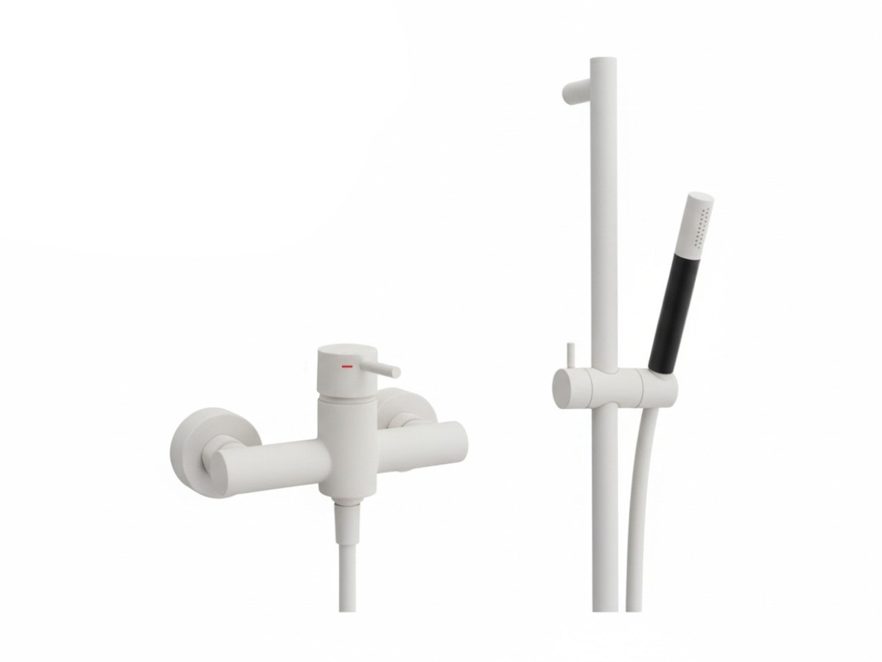 Single lever shower mixer, with shower set NUOVA LESS_LN000460 -1