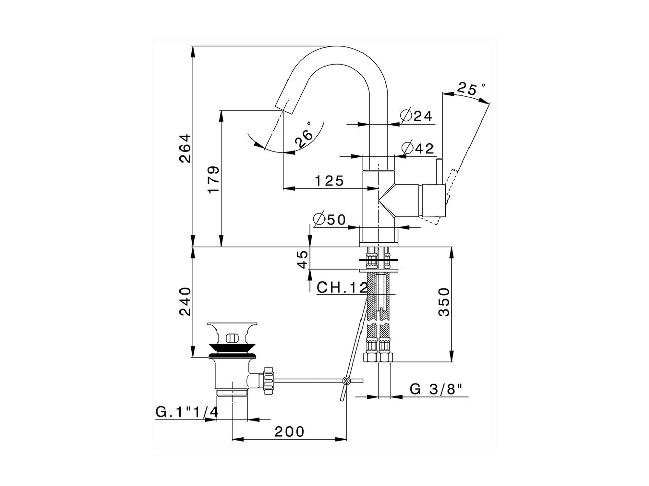 Single lever washbasin mixer EnergySave NUOVA LESS_LN000475 - v1