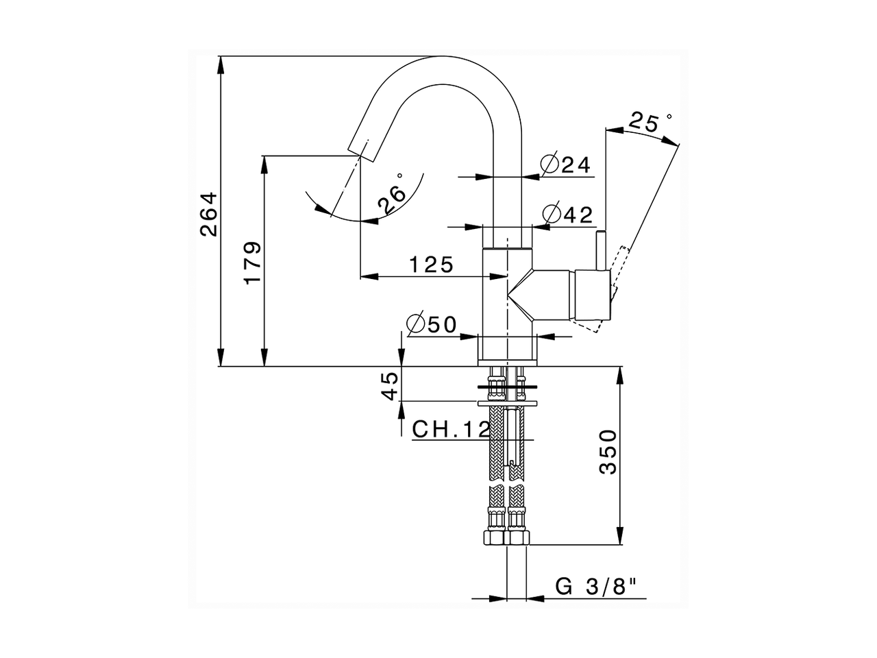 Single lever washbasin mixer EnergySave NUOVA LESS_LN000485 - v1