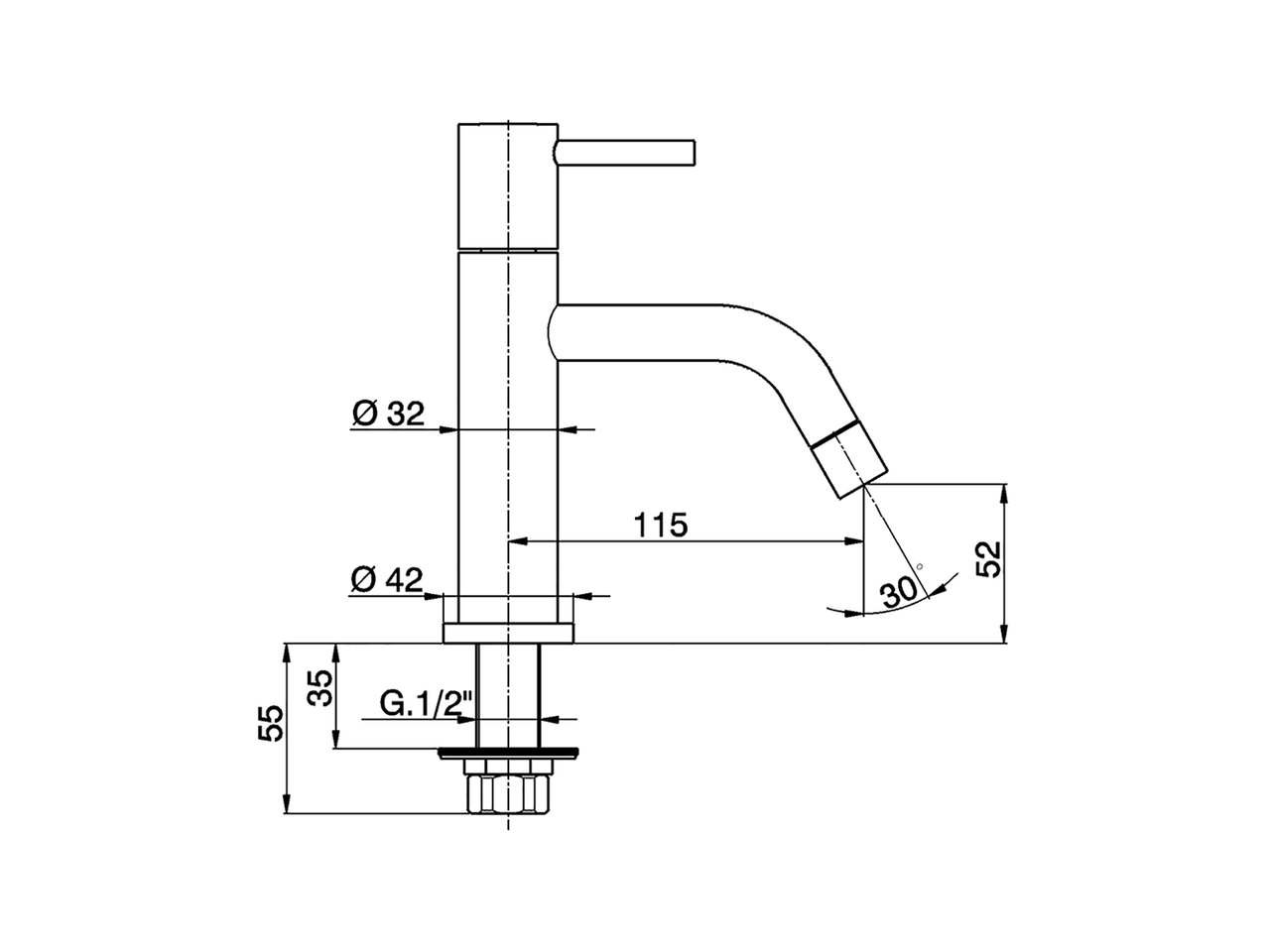 Pillar tap NUOVA LESS_LN000900 - v1