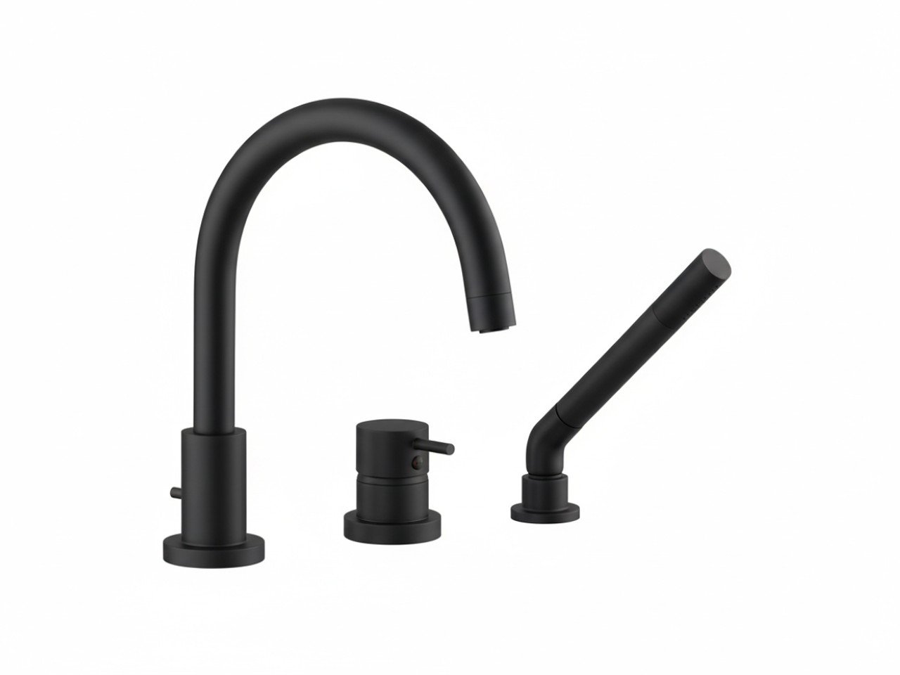 Deck mounted 3-holes single lever bath mixer NUOVA LESS_LN001260 -1