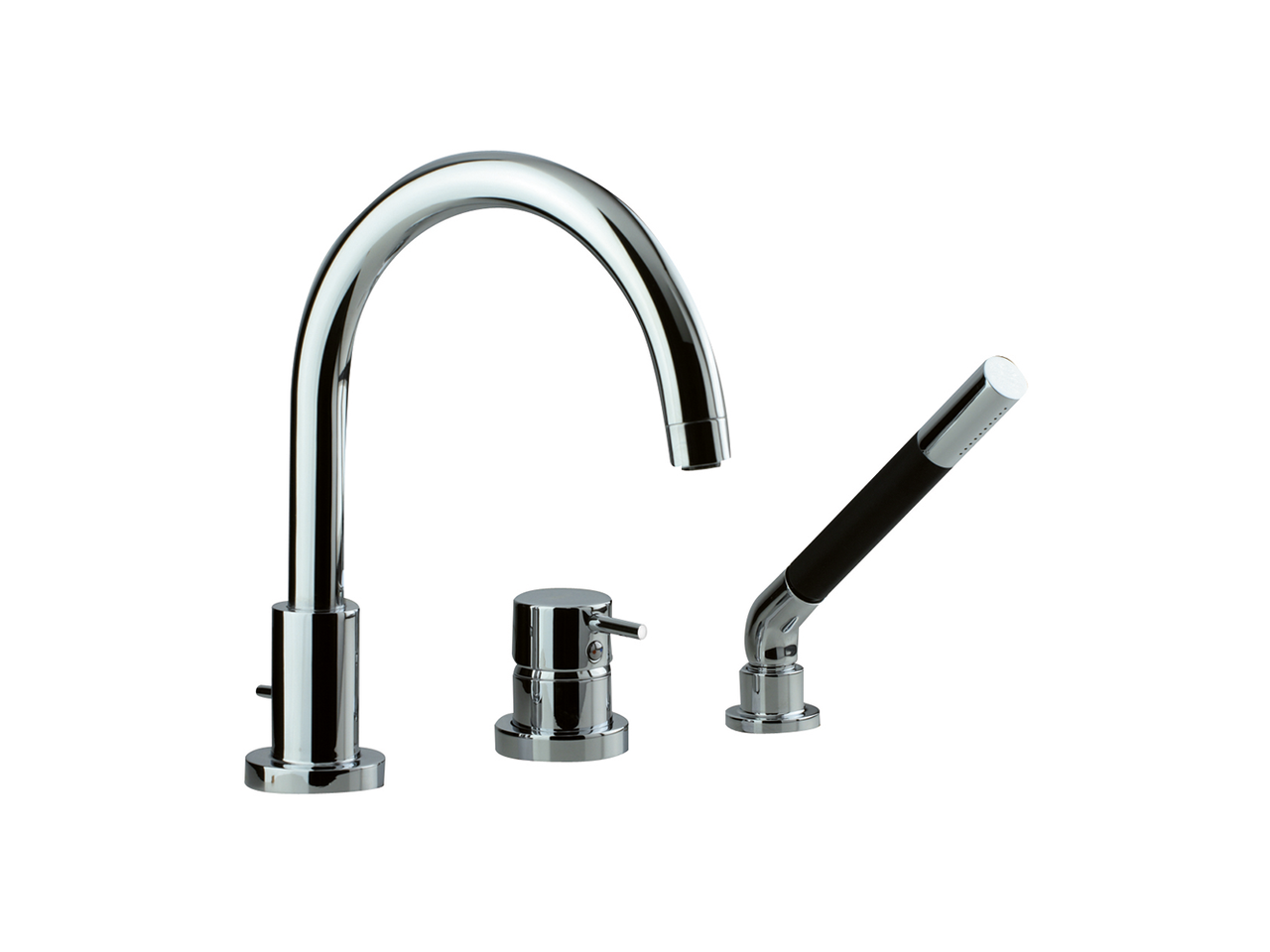 Deck mounted 3-holes single lever bath mixer NUOVA LESS_LN001260 - v1