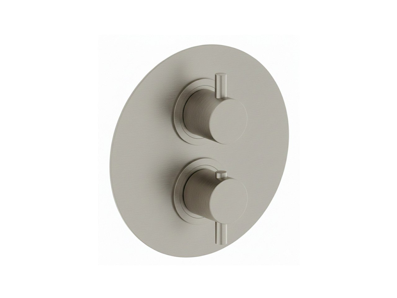 Exposed part for con.thermo.shower valve, 2-outlet LESS MINIMAL_LN018100 -1