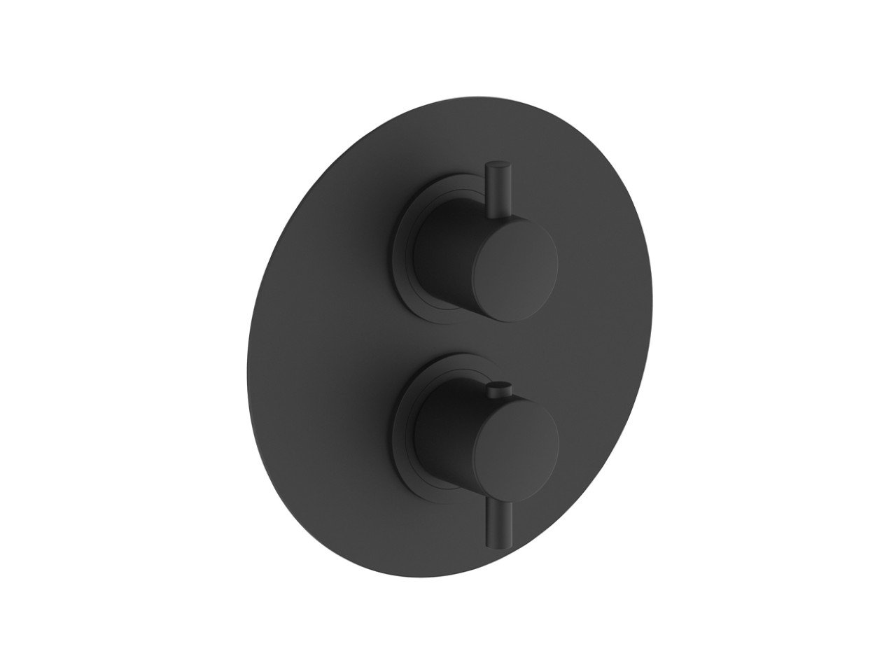 Exposed part for con.thermo.shower valve, 3-outlet LESS MINIMAL_LN018200 -1