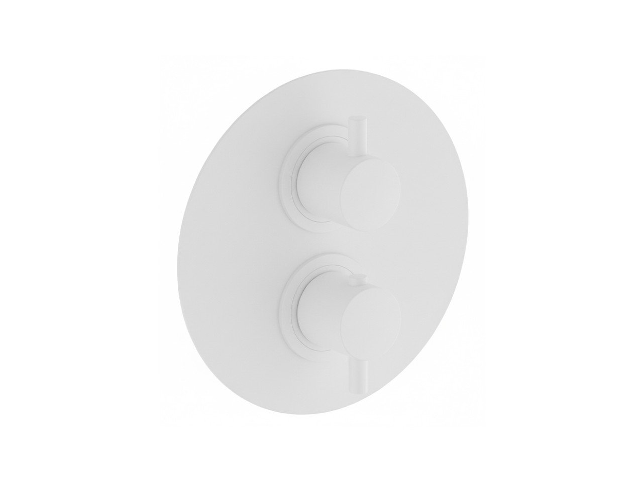 Exposed part for con.thermo.shower valve, 3-outlet LESS MINIMAL_LN018200 -1