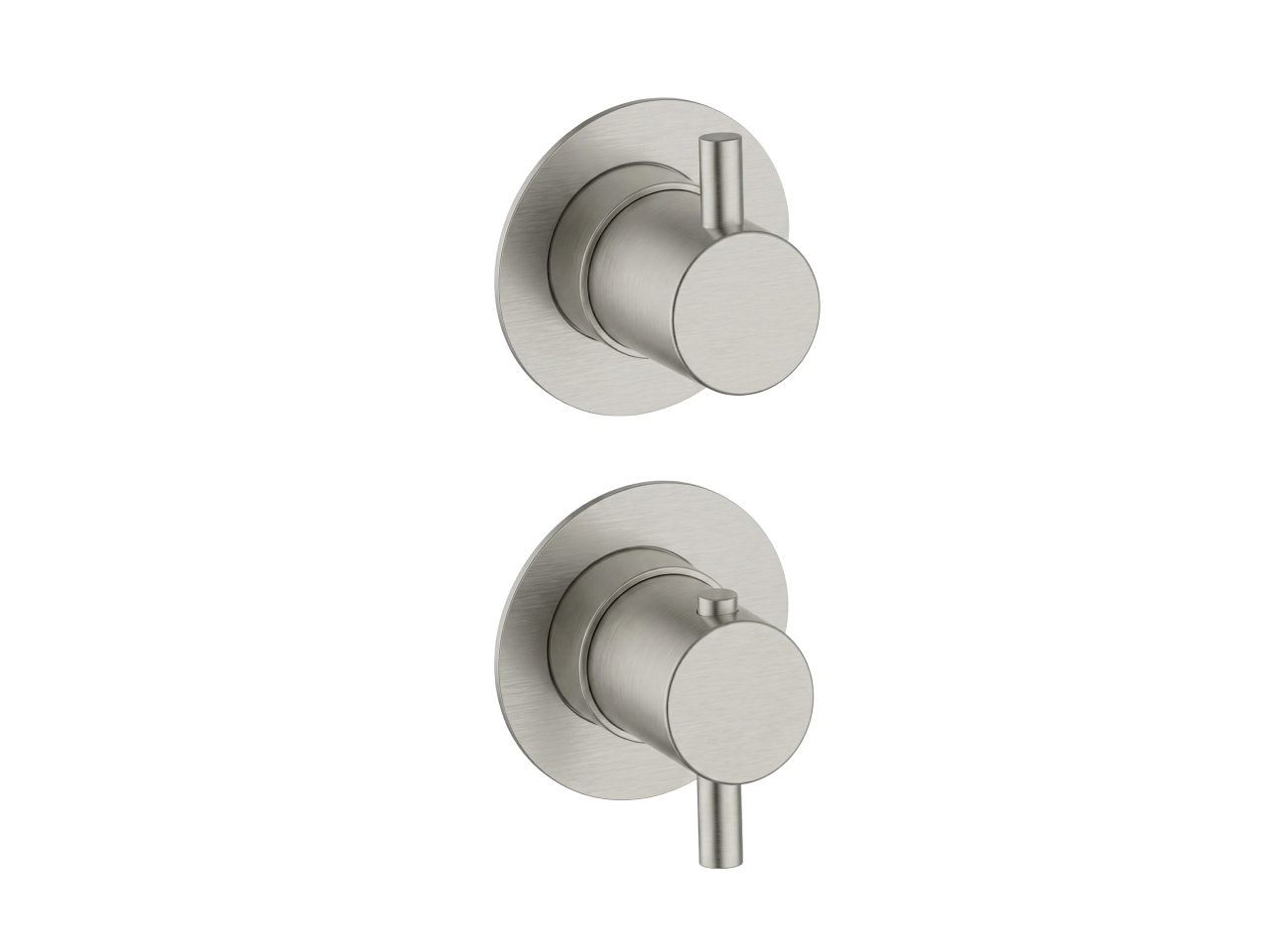 Exposed part for 2-outlet thermostatic mixer NUOVA LESS_LN0G2200C -1