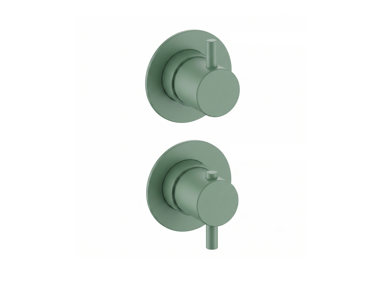 Exposed part for 2-outlet thermostatic mixer NUOVA LESS_LN0G2200C -1